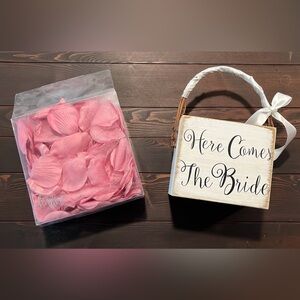 Flower Girl Basket and Petals